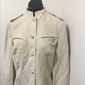 Beige Escada Jacket Coat size 38